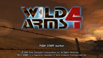 Wild Arms 4 screen shot title